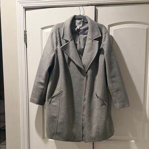Old Navy Women's Classic Gray Trench Coat